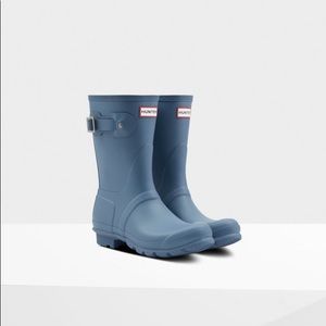 Blue Hunter Rain Boots